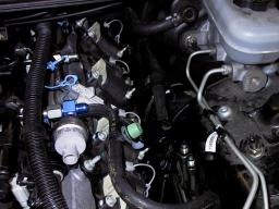 new AN fittings on rail and lines